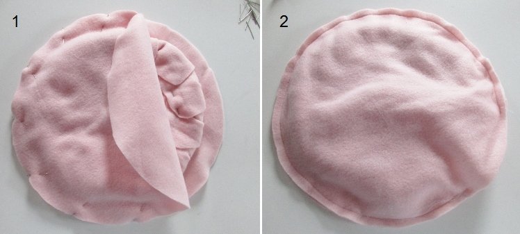 Blog-Inhaltsbild für 'Nähe Dir ein kuscheliges Blütenkissen aus Fleece: Zuschneiden, Zusammennähen, Füllen: Fertig!'